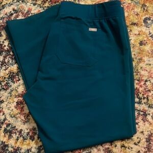 Figs teal scrub pants